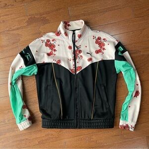 Puma x Sue Tsai Full Zip Track Jacket Cherry Blossom Floral Size Small
